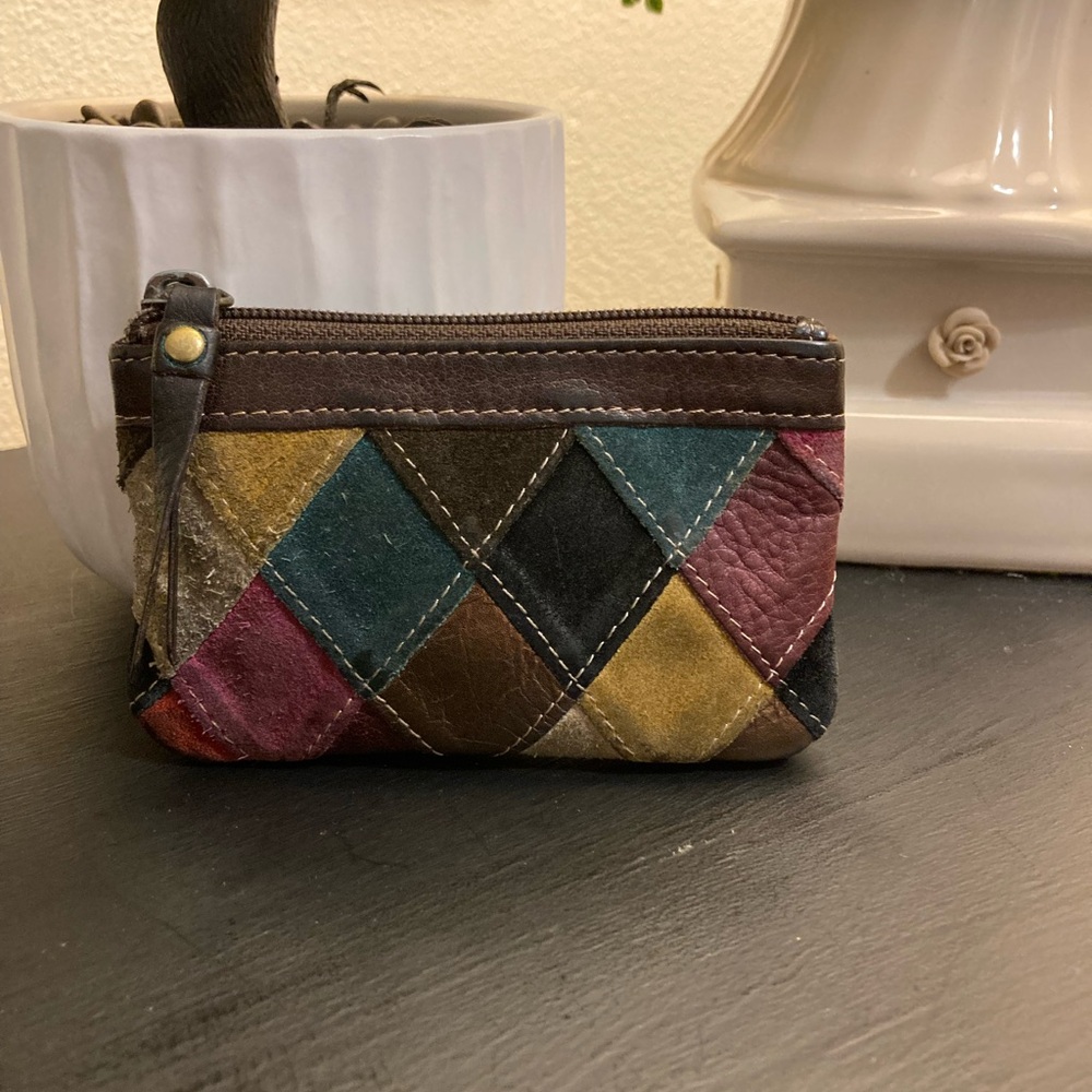 Vintage Fossil patch Coin Purse
